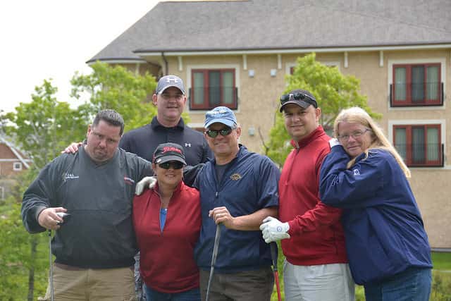 Natalie's golfer gang photo