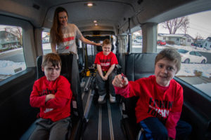 family in accessible vehicle